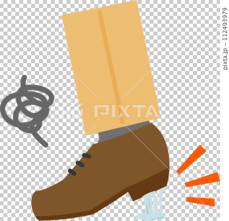 Shoes stuck to gum 112493979