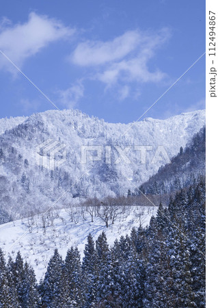 氷ノ山スキー場の風景 鳥取県 若桜町 112494867