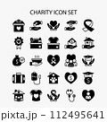 Charity icon set 112495641