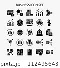 Business icon set vector illustration 112495643