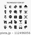 Technology icon set. Tech, science, innovation, digital icons collection. vector illustration 112496056