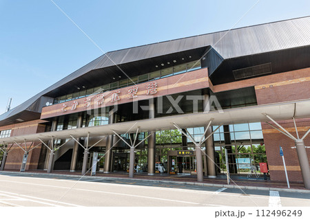 北海道帯広市　快晴のとかち帯広空港 112496249