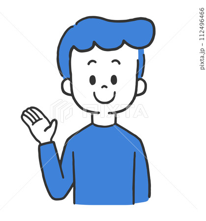 案内する男性 112496466