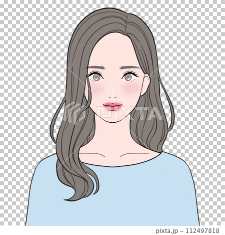 Personal color summer type female illustration 112497818