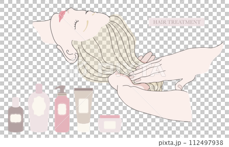 Hair beauty salon/hair treatment/hair care 112497938