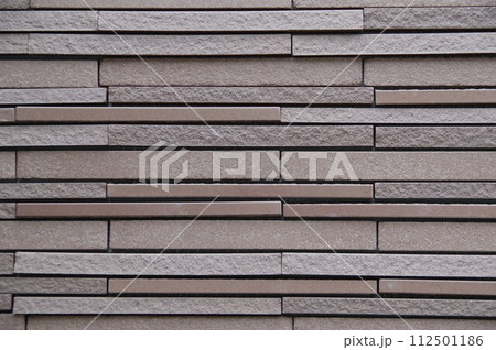 窯業系サイディング凹凸表情の接着張りボーダータイル3 112501186