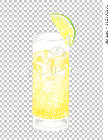 Moscow Mule drink/alcohol hand-drawn watercolor illustration material Moscow Mule drink/alcohol hand-drawn watercolor illustration material 112501231