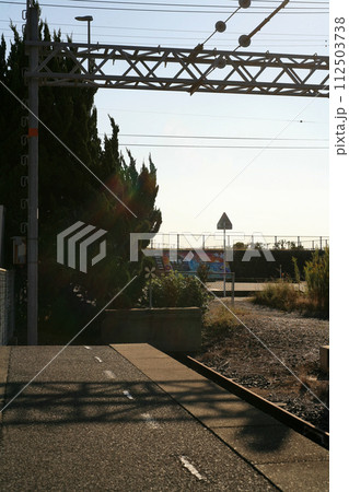 長門本山駅の終端部 112503738