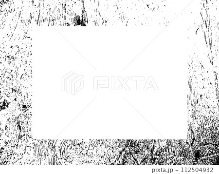 Black and white grunge. Distress overlay texture. Abstract surface dust and rough dirty wall background concept. Distress illustration simply place over object to create grunge effect. Vector EPS10. 112504932