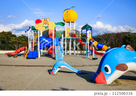 番所丘公園 ちびっこ広場のアスレチック遊具 番所丘公園 ちびっこ広場のアスレチック遊具 112506316