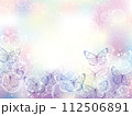 蝶が舞う背景イラスト 112506891