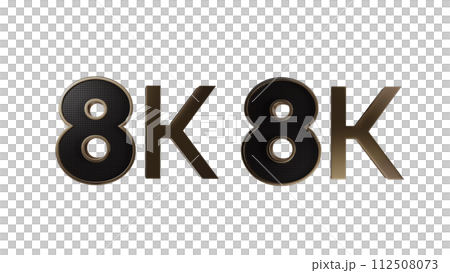 3 render Gold 8k logo with shiny reflection with alpha channel 3 render Gold 8k logo with shiny reflection with alpha channel 112508073