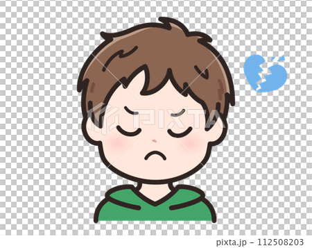 嫌いの若い男性のイラストのイラスト素材 [112508203] - PIXTA