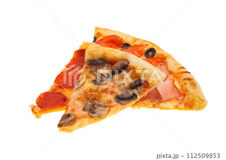 pizza isolated 112509853
