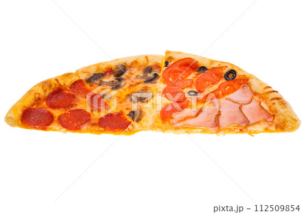 pizza isolated 112509854