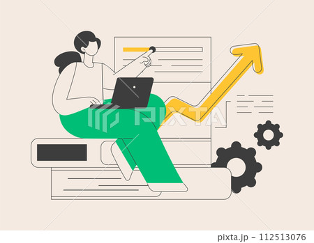 KPI abstract concept vector illustration. 112513076