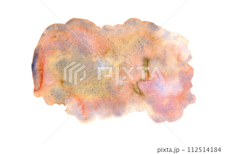 Artistic red, blue and green gradient textured watercolor stain. Abstract bright creative watercolour shape for decoration, nature sky concept, banner design Artistic red, blue and green gradient textured watercolor stain. Abstract bright creative watercolour shape for decoration, nature sky concept, banner design 112514184