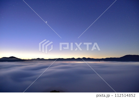 黒井城跡からの篠山盆地の丹波霧（雲海） 112514852