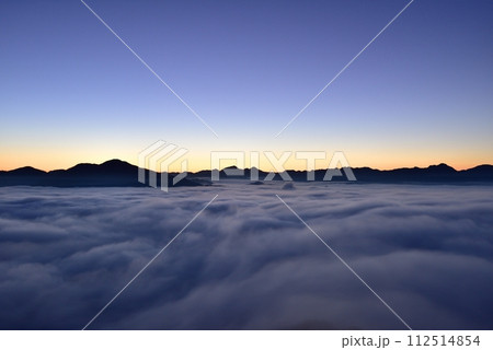 黒井城跡からの篠山盆地の丹波霧（雲海） 112514854