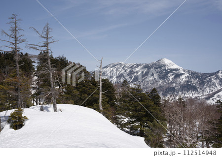 冬の岩菅山 112514948