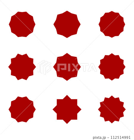 Abstract geometric vector shapes for infographics, web design and unique modern designs. 112514991
