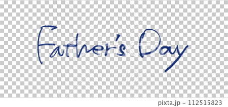 Father's Day handwritten letters navy Father's Day handwritten letters navy 112515823