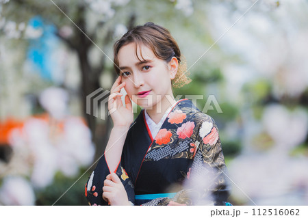 着物 袴　桜　　 112516062