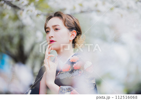 着物 袴　桜　　 112516068