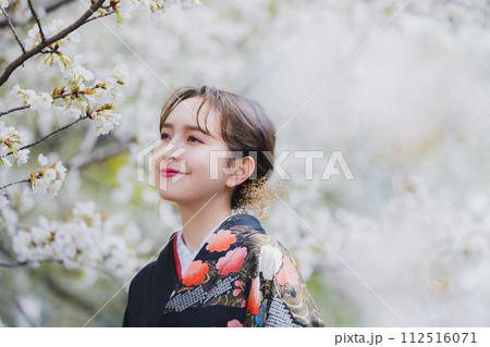 着物 袴 桜 着物 袴 桜 112516071