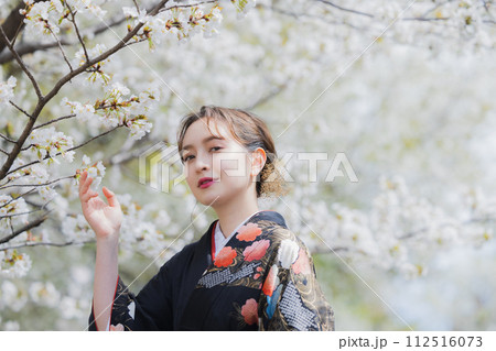 着物 袴　桜　　 112516073