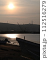 夕日と船 112516279
