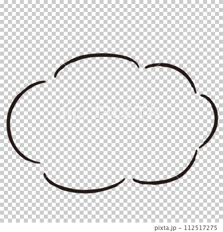 簡單時尚的手繪泡泡(黑白、單一、橫寫) 簡單時尚的手繪泡泡(黑白、單一、橫寫) 112517275