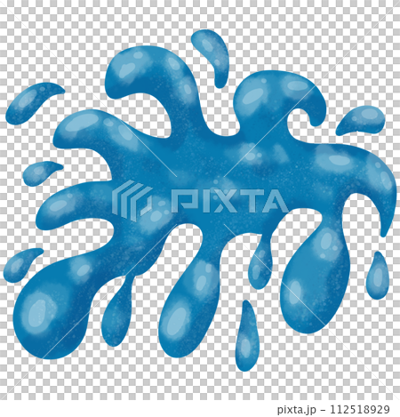 hand drawn water drop illustration 112518929