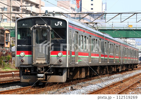 【JR四国】7200系（予讃線：高松〜香西） 112519269