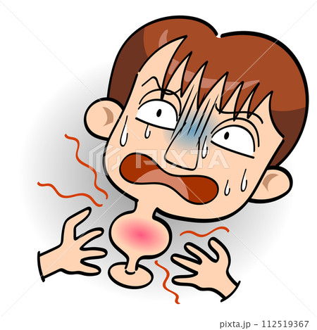 咽喉のつかえ 112519367