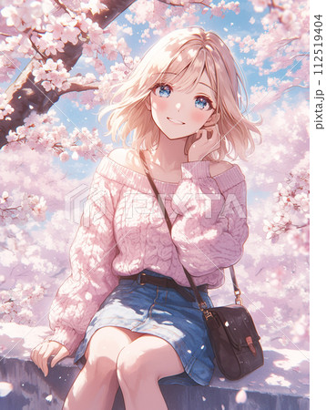 ◯週末特価●イラスト原画③●桜咲く● ◯週末特価○イラスト原画③○桜咲く○ ◯週末特価○イラスト原画③