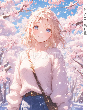 ◯週末特価●イラスト原画③●桜咲く● ◯週末特価○イラスト原画③○桜咲く○