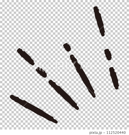 Check mark (black and white) to indicate awareness or emphasis 112520440