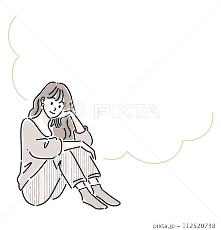 女性・女の子のイラスト素材 女性・女の子のイラスト素材 112520738