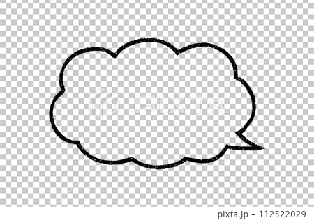 用粗線條繪製的簡單雲形語音氣泡(有點雜訊) 用粗線條繪製的簡單雲形語音氣泡(有點雜訊) 112522029