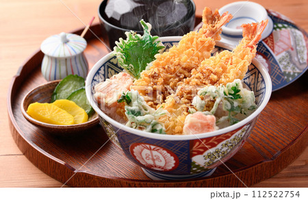 天丼 天ぷらどんぶり 天丼 天ぷらどんぶり 112522754