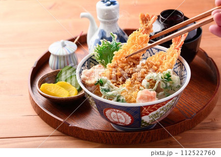 天丼 天ぷらどんぶり 天丼 天ぷらどんぶり 112522760