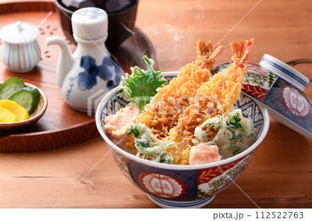 天丼 天ぷらどんぶり 天丼 天ぷらどんぶり 112522763