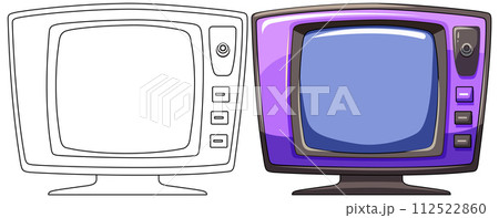 Retro Television Sets Vector Illustration Retro Television Sets Vector Illustration 112522860