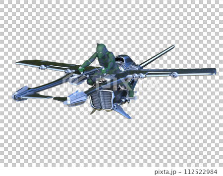 Cyberman on a spaceship 112522984