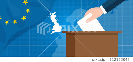 eu british referendum europe union exit britain break vector illustration eu british referendum europe union exit britain break vector illustration 112523042