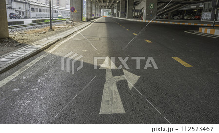 traffic sign on the highway 112523467