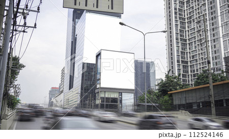 traffic sign on street 112524146