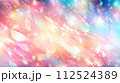カラフルなキラキラ背景 112524389