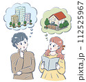 マンションか一戸建てか　賃貸か持ち家か　 112525967